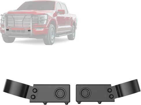 Black Horse Grille Guard Sensor Black Compatible with 21-23 Ford F150/Bronco(Excl. All F150 Raptor Model, 20-21 Diesel Model&22-23 F150 Lightning EV) 19-24 Silverado 1500/ Ram 1500/2500/3500 in Saudi Arabia