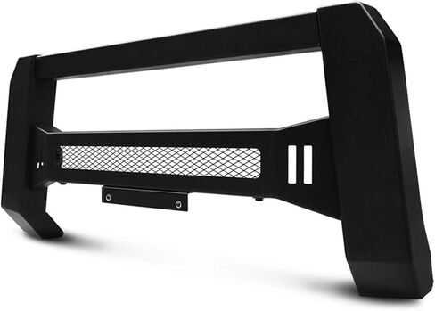 TAC Modular Bull Bar Fit 2009-2018 RAM 1500|2019-2023 RAM 1500 Classic (باستثناء Rebel&Warlock Trim) شاحنة بيك اب ذات ملمس ناعم أسود (إصدار Predator Mesh) رقم براءة الاختراع: US 10,315,599 B2) in Saudi Arabia