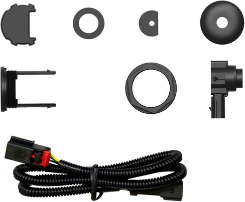 Black Horse 3" Bull Bar Parking Sensor Relocation Kit Black Compatible with 09-18 Dodge Ram 1500 (Excl. Rebel & Warlock Trims & Incl. 19-24 Ram 1500 Classic), 10-18 Dodge Ram 2500/3500 in Saudi Arabia