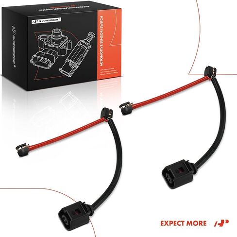 مستشعر تآكل وسادة الفرامل للسائق الخلفي والراكب A-Premium متوافق مع Porsche 911 2011-2019، Boxster 2016، مجموعة قطعتين in Saudi Arabia