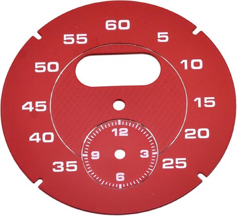 Red Interior Dial Clock Gauge Chrono Cover Compatible for Porsche Cayman 911 Macan Cayenne Boxster Panamer in Saudi Arabia