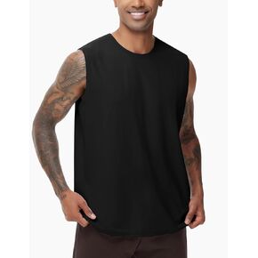 Men's Sleeveless Workout Tank Top UPF 50+ Sun Protection Quick Dry Athletic Gym Basketball Muscle Shirts in Kuwait