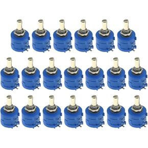 1-20 قطعة 3590s الجهد-2-103 1K 2K 5K 10k 20K 50K 100K 100R 200R 500R الدقة متعددة بدوره جودة قابل للتعديل المقاوم (100K أوم) in Kuwait