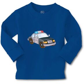 Kids Long Sleeve T Shirt Police Car Little Cotton Boy & Girl Clothes in Saudi Arabia