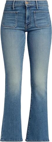 MOTHER Women's The Patch Pocket Weekender Mid-Rise Jeans in Saudi Arabia
