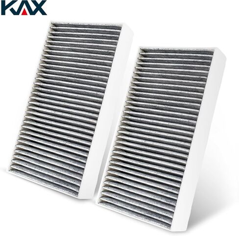 فلتر هواء كابينة KAX، CF10828 بديل لـ GL450، R63 AMG، R500، R350، R320، ML63 AMG، ML550، ML500، ML450، ML350، ML320، مع فلتر هواء مقصورة الركاب بالكربون المنشط in Saudi Arabia