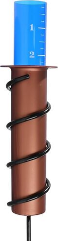 7.8-inch Large Rain Gauge Outdoor Freeze Proof, Durable Plastic Floating Rain Gauges Tube with Long Steel Stake for Yard/Garden Gifts, Accurate Rainfall Measurement & Outdoors Watering Tools in Saudi Arabia