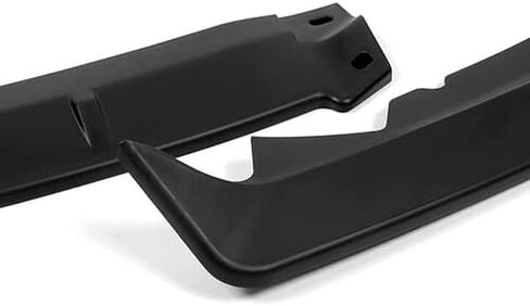 3 Pieces Front Bumper Lip Spoiler Splitter Side Body Kit Trim Protection Compatible with 2016-2018 Nissan Altima Sedan 4DR, 2017 (Painted Black) in Saudi Arabia