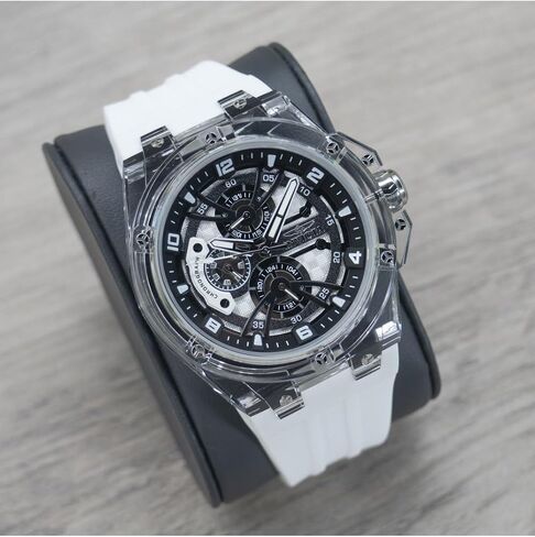 Invicta Racing Men 46mm Plastic White Silver dial VH67 Quartz in Saudi Arabia