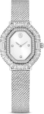 Swarovski Matrix Octagon Watch, Metal Bracelet, Silver Tone, Stainless Steel in Saudi Arabia
