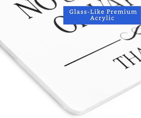 Absolutely No Smoking or Vaping Sign (Black Acrylic 5 x 3.5 in) - No Smoking Signs for Business - No Smoking Signs for Home - No Smoking Sign - Airbnb Essentials for Hosts - Airbnb SIgns - VRBO Signs in Saudi Arabia