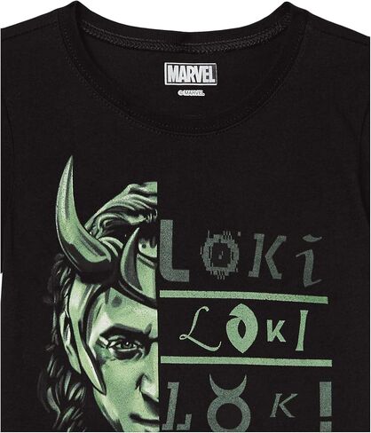 Marvel Little Loki Big Metaphor Girls Short Sleeve Tee Shirt in Saudi Arabia