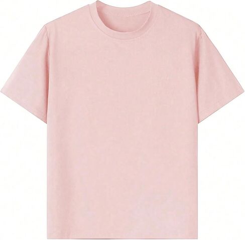 تيشيرتات SOLY HUX للفتيات ذات أكمام قصيرة برسومات ورقبة دائرية للشاطئ، تيشيرتات صيفية كاجوال in Kuwait