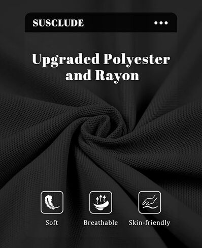 Susclude Men's Long Sleeve Polo Shirts - Classic Fit Comfy Casual Golf Office Business Shirts Holiday Stylish Collar Tops in Kuwait