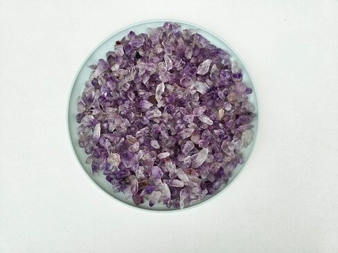 Half Pound Crushed Amethyst Crystal Bulk Chips Raw Stones for Crafting, Beading and Healing in Saudi Arabia