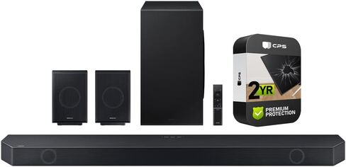 SAMSUNG HW-B550D B-Series 3.1 ch. DTS Virtual:X Soundbar w/Bass Boost (2024) Bundle with 2 Year CPS Enhanced Protection Pack in Saudi Arabia
