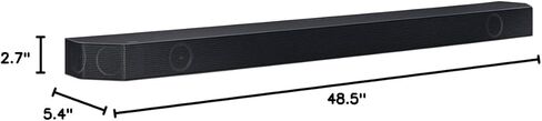 SAMSUNG HW-B550D B-Series 3.1 ch. DTS Virtual:X Soundbar w/Bass Boost (2024) Bundle with 2 Year CPS Enhanced Protection Pack in Saudi Arabia