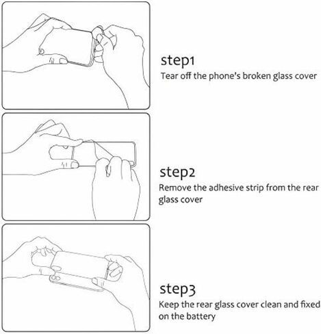 غطاء خلفي لهاتف Galaxy Note 10 Plus غطاء زجاجي بديل للباب مع أجزاء عدسة الكاميرا لهاتف Samsung Galaxy Note10+ Note10 Plus 5G +Tools (Aura Glow) in Kuwait