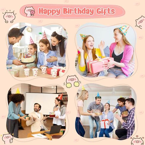 Funny Birthday Gifts for Women Friends Daughter Crochet Pink Pig Happy Birthday Unique for Best Friend Sister Teens Girls Girlfriend Wife Handmade Knitted Emotional Animals for Coworker Boss Decor in Saudi Arabia