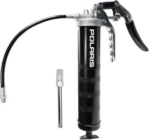 Polaris Heavy Duty Pistol Grip Grease Gun, 14 Oz Cartridge - Ultimate Lubrication Solution for Smooth Vehicle Performance and Lifespan, 18" Hose, 5,000 PSI, Ideal for All Vehicles, ATVs and UTVs in Saudi Arabia