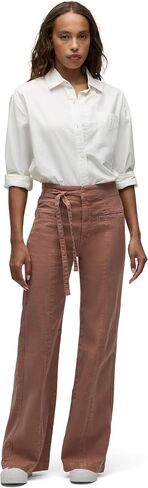 HUDSON Women's Tie Waist Wide Leg Trouser in Saudi Arabia