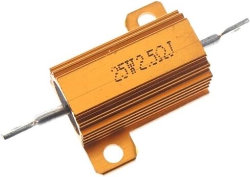 RX24 25W Aluminum PoweR Metal Shell Case WiRewound ResistoR 0.01~30K 1 2 3 5 6 8 10 20 100 150 200 300 500 1K 10K ohm(10R) in Saudi Arabia