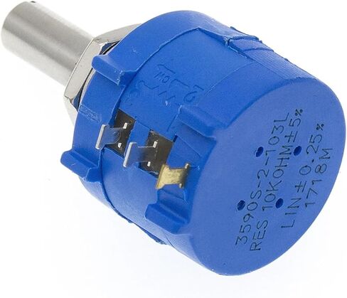3590S-2-103L 103 102 104 503 3590S 10K 1K 100K 50K ohm Precision Multiturn Potentiometer 10 Ring Adjustable Resistor(1K Ohm) in Saudi Arabia