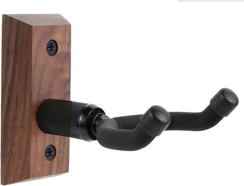 Ukulele Wall Mount Hanger, Black Walnut Hardwood Upgrade Ukulele Hanger Holder For Concert Pineapple Soprano Tenor Baritone Mandolin and Banjo, Ukulele Wall Hook For Home, Studio, Concert -Brown in Saudi Arabia