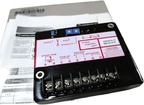 Electronic Governor Speed Control ESD2210 12V 24V Unit for Actuator Diesel Generator Set Engine ESD5550 ESD5330 ESD5131 ESD5221(ESD5522) in Saudi Arabia