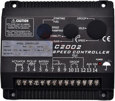 Replacement Speed Controller for Diesel Generator DC Motor - Digital Governor Control Panel(C2002 Original) in Saudi Arabia