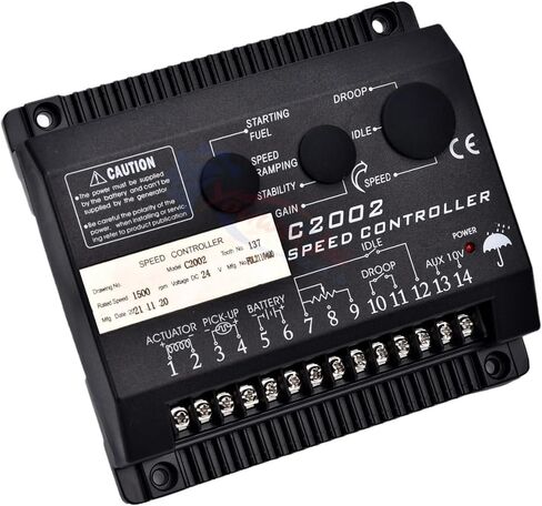Replacement Speed Controller for Diesel Generator DC Motor - Digital Governor Control Panel(C2002 Original) in Saudi Arabia