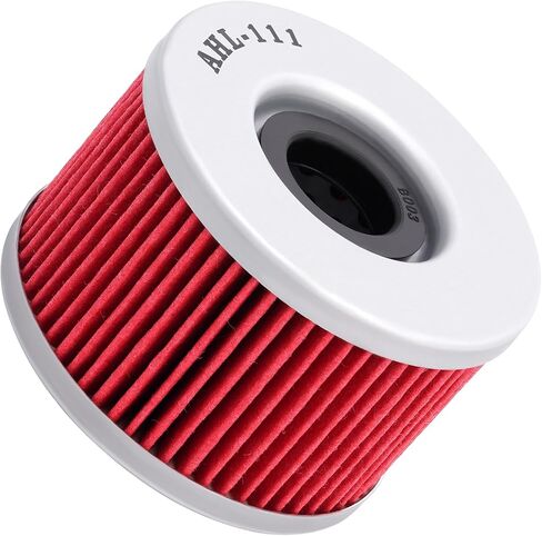 AHL 111 Oil Filter 15412-413-000 15412-413-005 15412-KEA-003 15412-KK9-911 154A1-413-000 154A1-MA6-000 Compatible with Honda TRX400FA Rancher AT 400 2004-2007 in Saudi Arabia