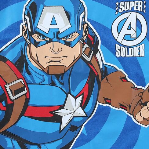 قميص Marvel Avengers Iron Man Captain America Hulk Boys بأكمام طويلة 3 قطع للأطفال الصغار والكبار in Saudi Arabia