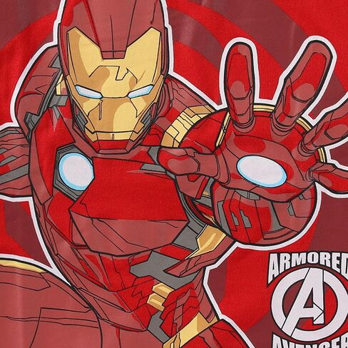 قميص Marvel Avengers Iron Man Captain America Hulk Boys بأكمام طويلة 3 قطع للأطفال الصغار والكبار in Saudi Arabia