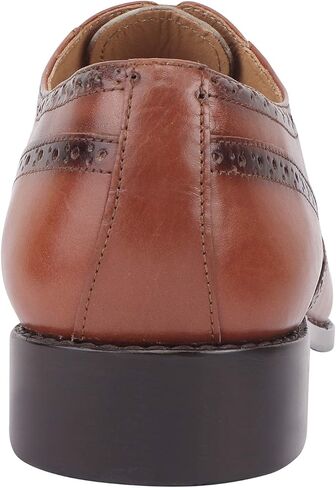 LIBERTYZENO Mens Genuine Leather Adults Wingtip Lace Up Oxford Dress Shoes for Prom Graduation in Kuwait