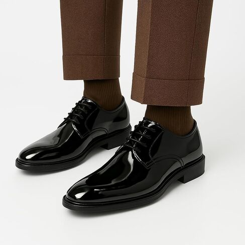 Men’s Dress Shoes Formal Oxford Slip On Business Derby Classic Lace-Up Tuxedo Shoes in Kuwait