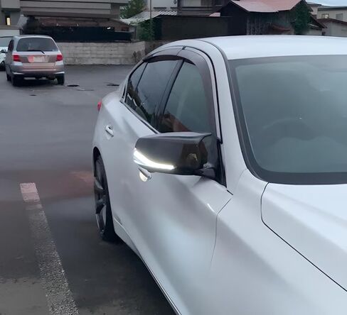 iJDMTOY عدسة مدخنة وميض ديناميكي متسلسل LED مرآة جانبية إشارة الانعطاف / مواقف القيادة / مجموعة ضوء البركة متوافقة مع Infiniti 2014-up Q50 Q70، 2016-up Q60 QX30 QX50 QX60 in Saudi Arabia