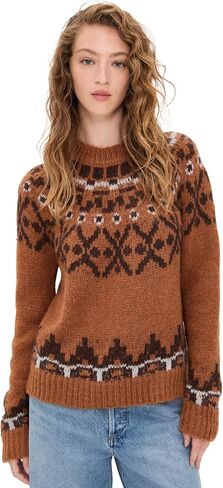 MOON RIVER Women's Isle Hairy Pullover Sweater in Saudi Arabia