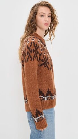 MOON RIVER Women's Isle Hairy Pullover Sweater in Saudi Arabia