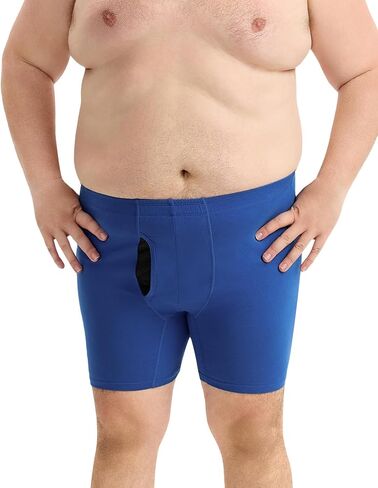 ملابس داخلية قصيرة وكبيرة للرجال من INNERSY مصنوعة من القطن الماص للرطوبة مقاس XL-5XL ملابس داخلية مكونة من 4 قطع in Saudi Arabia