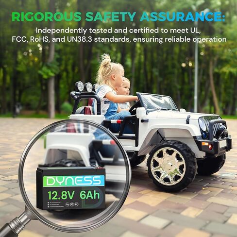 12V 6Ah LiFePO4 Battery, 76.8W Lithium Battery Built-in 6A BMS, A+ Grade Cell 4000+ Deep Cycles, Perfect for Kid Scooters, Fish Finder, Power Tools, Camping, UPS in Saudi Arabia
