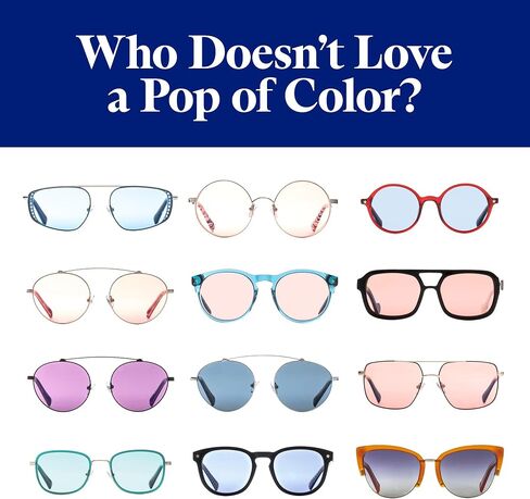Elton John Eyewear Glasses for Men & Women, Fashion Tint Glasses - Tinted Eyeglases with Non-Glare Lenses & UV Protection in Saudi Arabia