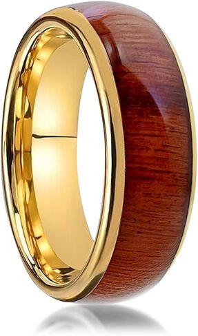 Koa Wood Band Inlay RFID Smart Ring سيراميك إيبوكسي أسود أو مطلي بالذهب معرف T5577 / IC CUID (GEN2) رقاقة استنساخ قابلة لإعادة الكتابة 125 كيلو هرتز / 13.56 ميجا هرتز حلقة بطاقات المفاتيح للتحكم في الوصول in Kuwait