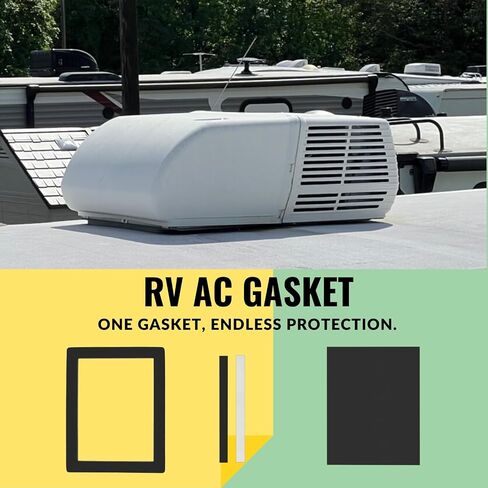 استبدال حشية مكيف الهواء RV مقاس 14 بوصة، مجموعة حشية وختم RV AC من قطعة واحدة، ختم التيار المتردد RV المقاوم للتسرب، ختم فتحة تهوية السقف RV لمروحة التهوية in Kuwait