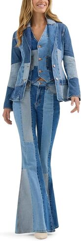 Wrangler Women's Lainey Wilson Patchwork Blazer in Saudi Arabia