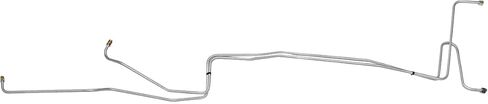 Inline Tube Compatible with 1976-79 Ford Truck F100 F150 2WD V8 C6 5/16" Trans Cooler Lines 2pc Stainless in Saudi Arabia