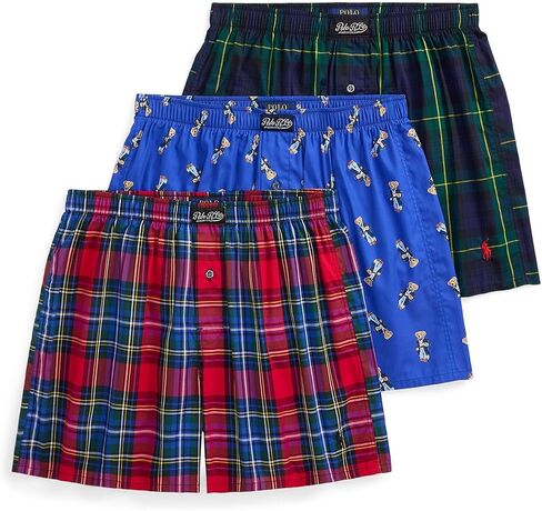 POLO RALPH LAUREN Men's 3-Pack Classic Fit Boxer Briefs in Saudi Arabia