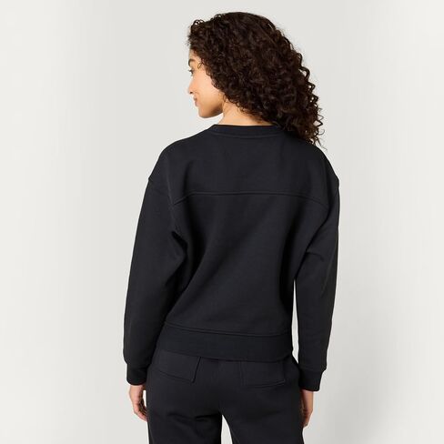 Amazon Essentials x Sofia Grainge Women's Boxy Drop Shoulder Crewneck Sweatshirt in Saudi Arabia