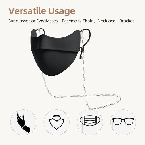 Glasses Chain for Women Sunglasses Eyeglass Strap for Girls 2 Pcs Stylish Eye Glasses Holders around Neck in Saudi Arabia