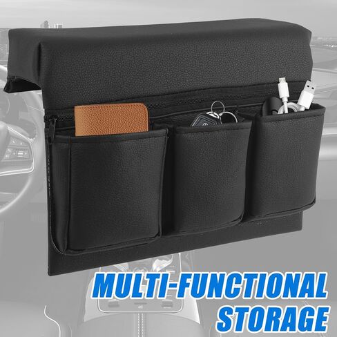 Car Armrest Storage Box for Window,Multi-Function Car Window Armrest Organizer with Multiple Storage Pockets,Arm Rest Organizer Cars Windows for Armrests and Increasing Storages in Saudi Arabia